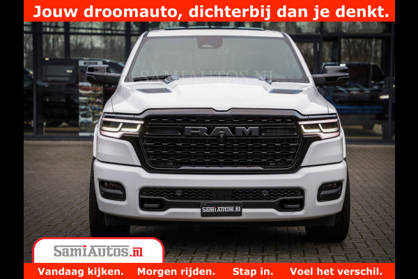 Dodge Ram 1500 Limited Night High Output 540HP 706Nm | Massage + Full Option | De Meest Luxe en Volle Pick-Up in zijn Klasse | Comfortabele Dubbele Cabine met Royale 5 Zitplaatsen | BPM vrij | Nu Leverbaar uit Voorraad | Voorraad Nr 2336 - 7700
