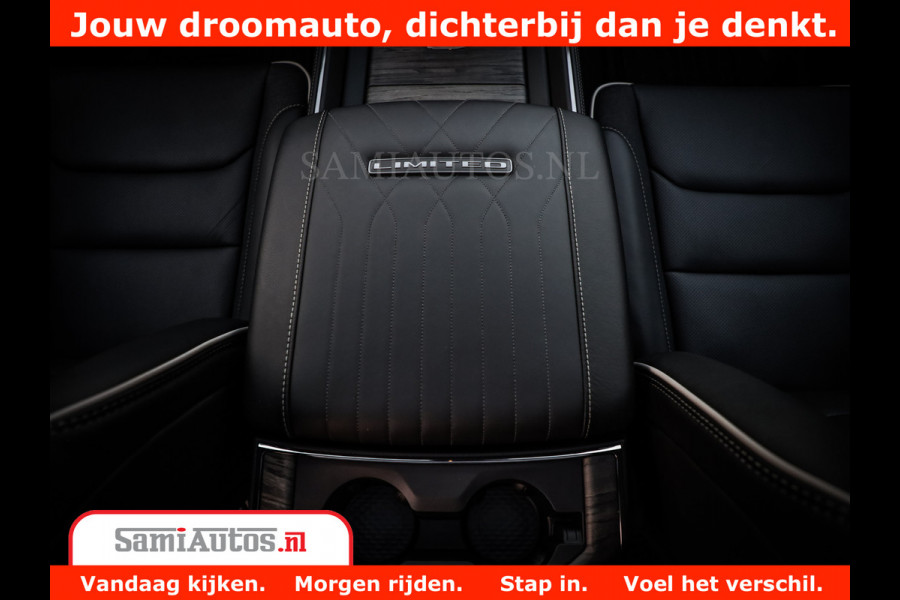 Dodge Ram 1500 Limited Night High Output 540HP 706Nm | Massage + Full Option | De Meest Luxe en Volle Pick-Up in zijn Klasse | Comfortabele Dubbele Cabine met Royale 5 Zitplaatsen | BPM vrij | Nu Leverbaar uit Voorraad | Voorraad Nr 2336 - 7700