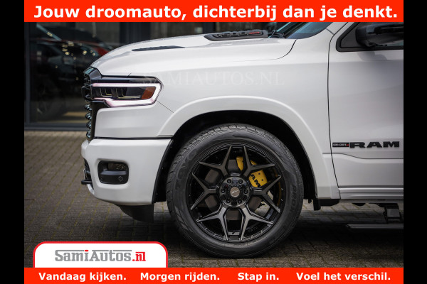 Dodge Ram 1500 Limited Night High Output 540HP 706Nm | Massage + Full Option | De Meest Luxe en Volle Pick-Up in zijn Klasse | Comfortabele Dubbele Cabine met Royale 5 Zitplaatsen | BPM vrij | Nu Leverbaar uit Voorraad | Voorraad Nr 2336 - 7700