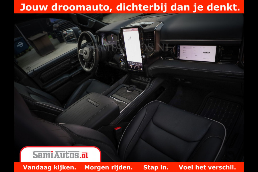 Dodge Ram 1500 Limited Night High Output 540HP 706Nm | Massage + Full Option | De Meest Luxe en Volle Pick-Up in zijn Klasse | Comfortabele Dubbele Cabine met Royale 5 Zitplaatsen | BPM vrij | Nu Leverbaar uit Voorraad | Voorraad Nr 2336 - 7700