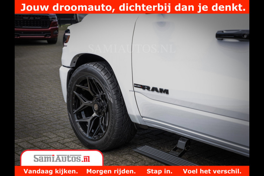 Dodge Ram 1500 Limited Night High Output 540HP 706Nm | Massage + Full Option | De Meest Luxe en Volle Pick-Up in zijn Klasse | Comfortabele Dubbele Cabine met Royale 5 Zitplaatsen | BPM vrij | Nu Leverbaar uit Voorraad | Voorraad Nr 2336 - 7700