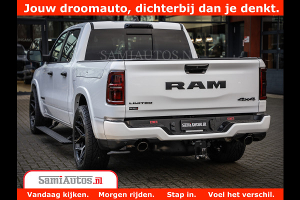 Dodge Ram 1500 Limited Night High Output 540HP 706Nm | Massage + Full Option | De Meest Luxe en Volle Pick-Up in zijn Klasse | Comfortabele Dubbele Cabine met Royale 5 Zitplaatsen | BPM vrij | Nu Leverbaar uit Voorraad | Voorraad Nr 2336 - 7700