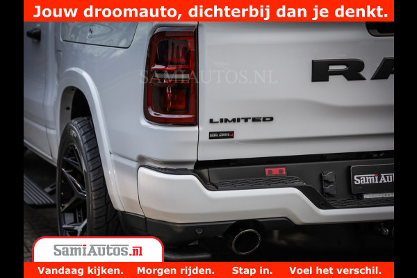 Dodge Ram 1500 Limited Night High Output 540HP 706Nm | Massage + Full Option | De Meest Luxe en Volle Pick-Up in zijn Klasse | Comfortabele Dubbele Cabine met Royale 5 Zitplaatsen | BPM vrij | Nu Leverbaar uit Voorraad | Voorraad Nr 2336 - 7700