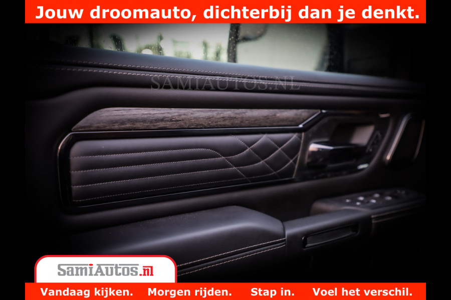 Dodge Ram 1500 Limited Night High Output 540HP 706Nm | Massage + Full Option | De Meest Luxe en Volle Pick-Up in zijn Klasse | Comfortabele Dubbele Cabine met Royale 5 Zitplaatsen | BPM vrij | Nu Leverbaar uit Voorraad | Voorraad Nr 2336 - 7700