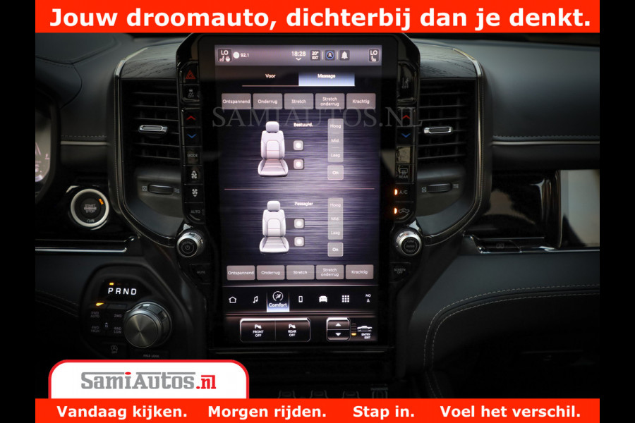 Dodge Ram 1500 Limited Night High Output 540HP 706Nm | Massage + Full Option | De Meest Luxe en Volle Pick-Up in zijn Klasse | Comfortabele Dubbele Cabine met Royale 5 Zitplaatsen | BPM vrij | Nu Leverbaar uit Voorraad | Voorraad Nr 2336 - 7700