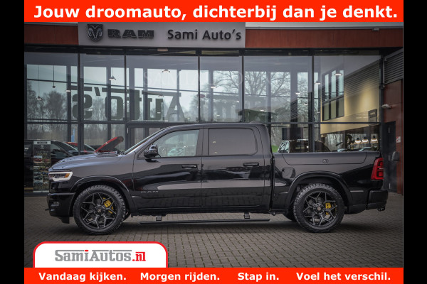 Dodge Ram 1500 Limited Night H.O 540HP 706Nm | Massage + Full Option | De Meest Luxe en Volle Pick-Up in zijn Klasse | Comfortabele Dubbele Cabine met Royale 5 Zitplaatsen | BPM vrij | Nu Leverbaar uit Voorraad | Voorraad Nr 2328 - 5157