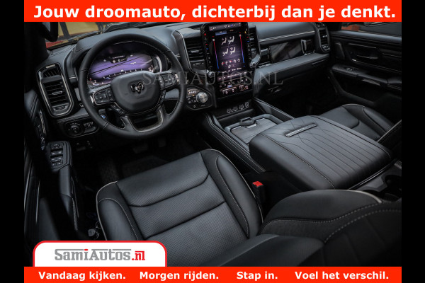 Dodge Ram 1500 Limited Night H.O 540HP 706Nm | Massage + Full Option | De Meest Luxe en Volle Pick-Up in zijn Klasse | Comfortabele Dubbele Cabine met Royale 5 Zitplaatsen | BPM vrij | Nu Leverbaar uit Voorraad | Voorraad Nr 2328 - 5157