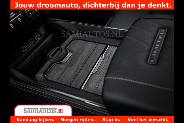 Dodge Ram 1500 Limited Night H.O 540HP 706Nm | Massage + Full Option | De Meest Luxe en Volle Pick-Up in zijn Klasse | Comfortabele Dubbele Cabine met Royale 5 Zitplaatsen | BPM vrij | Nu Leverbaar uit Voorraad | Voorraad Nr 2328 - 5157