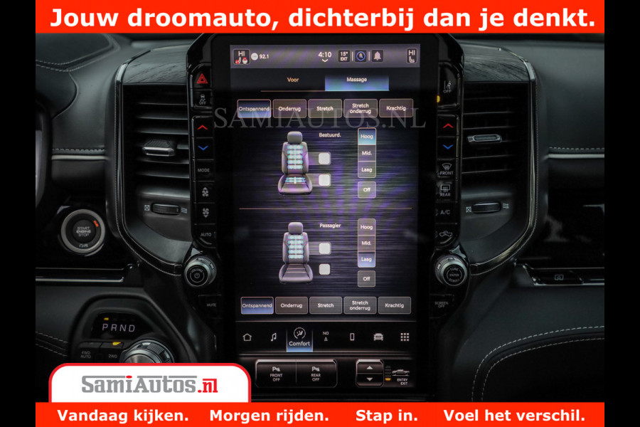 Dodge Ram 1500 Limited Night H.O 540HP 706Nm | Massage + Full Option | De Meest Luxe en Volle Pick-Up in zijn Klasse | Comfortabele Dubbele Cabine met Royale 5 Zitplaatsen | BPM vrij | Nu Leverbaar uit Voorraad | Voorraad Nr 2328 - 5157