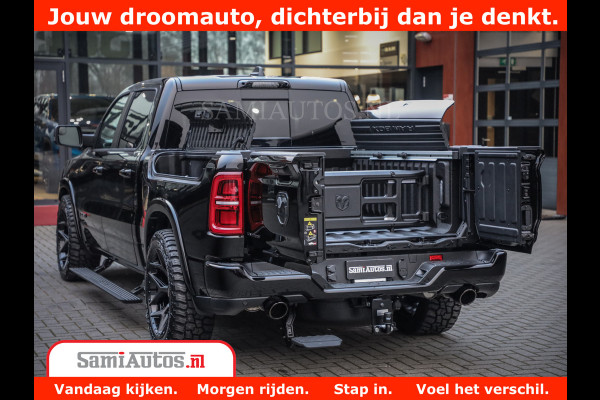 Dodge Ram 1500 Limited Night H.O 540HP 706Nm | Massage + Full Option | De Meest Luxe en Volle Pick-Up in zijn Klasse | Comfortabele Dubbele Cabine met Royale 5 Zitplaatsen | BPM vrij | Nu Leverbaar uit Voorraad | Voorraad Nr 2328 - 5157