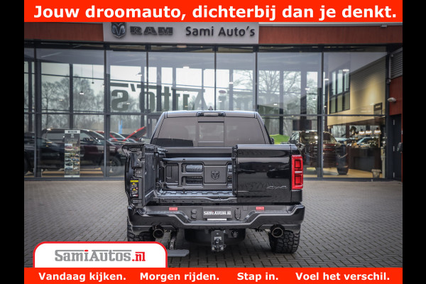 Dodge Ram 1500 Limited Night H.O 540HP 706Nm | Massage + Full Option | De Meest Luxe en Volle Pick-Up in zijn Klasse | Comfortabele Dubbele Cabine met Royale 5 Zitplaatsen | BPM vrij | Nu Leverbaar uit Voorraad | Voorraad Nr 2328 - 5157