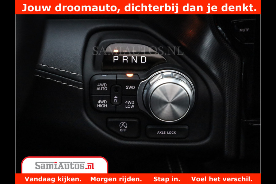 Dodge Ram 1500 Limited Night H.O 540HP 706Nm | Massage + Full Option | De Meest Luxe en Volle Pick-Up in zijn Klasse | Comfortabele Dubbele Cabine met Royale 5 Zitplaatsen | BPM vrij | Nu Leverbaar uit Voorraad | Voorraad Nr 2328 - 5157