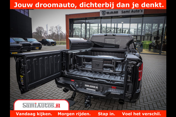 Dodge Ram 1500 Limited Night H.O 540HP 706Nm | Massage + Full Option | De Meest Luxe en Volle Pick-Up in zijn Klasse | Comfortabele Dubbele Cabine met Royale 5 Zitplaatsen | BPM vrij | Nu Leverbaar uit Voorraad | Voorraad Nr 2328 - 5157
