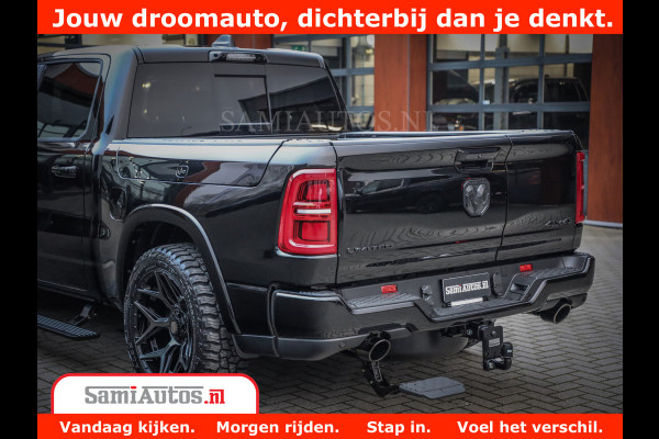 Dodge Ram 1500 Limited Night H.O 540HP 706Nm | Massage + Full Option | De Meest Luxe en Volle Pick-Up in zijn Klasse | Comfortabele Dubbele Cabine met Royale 5 Zitplaatsen | BPM vrij | Nu Leverbaar uit Voorraad | Voorraad Nr 2328 - 5157