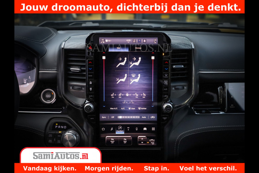 Dodge Ram 1500 Limited Night H.O 540HP 706Nm | Massage + Full Option | De Meest Luxe en Volle Pick-Up in zijn Klasse | Comfortabele Dubbele Cabine met Royale 5 Zitplaatsen | BPM vrij | Nu Leverbaar uit Voorraad | Voorraad Nr 2328 - 5157