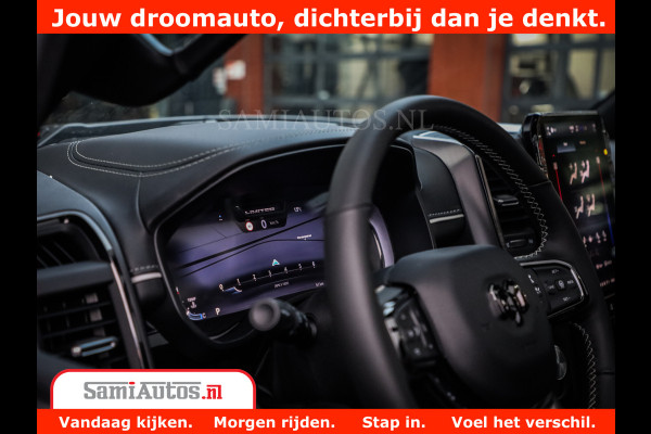 Dodge Ram 1500 Limited Night H.O 540HP 706Nm | Massage + Full Option | De Meest Luxe en Volle Pick-Up in zijn Klasse | Comfortabele Dubbele Cabine met Royale 5 Zitplaatsen | BPM vrij | Nu Leverbaar uit Voorraad | Voorraad Nr 2328 - 5157