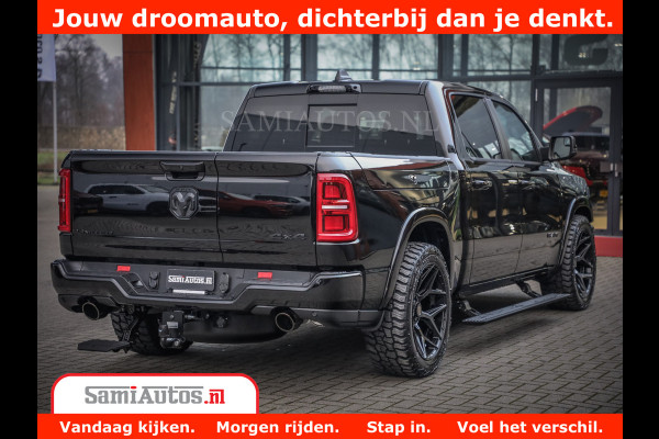 Dodge Ram 1500 Limited Night H.O 540HP 706Nm | Massage + Full Option | De Meest Luxe en Volle Pick-Up in zijn Klasse | Comfortabele Dubbele Cabine met Royale 5 Zitplaatsen | BPM vrij | Nu Leverbaar uit Voorraad | Voorraad Nr 2328 - 5157
