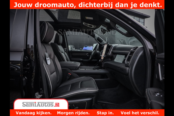 Dodge Ram 1500 Limited Night H.O 540HP 706Nm | Massage + Full Option | De Meest Luxe en Volle Pick-Up in zijn Klasse | Comfortabele Dubbele Cabine met Royale 5 Zitplaatsen | BPM vrij | Nu Leverbaar uit Voorraad | Voorraad Nr 2328 - 5157