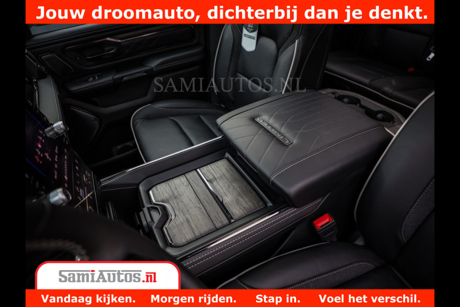 Dodge Ram 1500 Limited Night High Output 540HP 706Nm | Massage + Full Option | De Meest Luxe en Volle Pick-Up in zijn Klasse | Comfortabele Dubbele Cabine met Royale 5 Zitplaatsen | BPM vrij | Nu Leverbaar uit Voorraad | Voorraad Nr 2332 - 5179