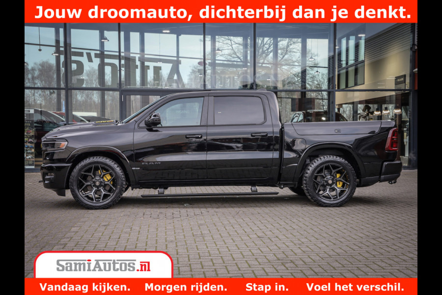 Dodge Ram 1500 Limited Night High Output 540HP 706Nm | Massage + Full Option | De Meest Luxe en Volle Pick-Up in zijn Klasse | Comfortabele Dubbele Cabine met Royale 5 Zitplaatsen | BPM vrij | Nu Leverbaar uit Voorraad | Voorraad Nr 2332 - 5179