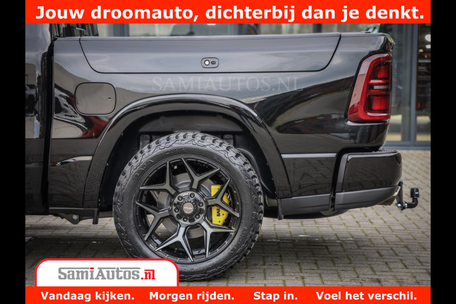 Dodge Ram 1500 Limited Night High Output 540HP 706Nm | Massage + Full Option | De Meest Luxe en Volle Pick-Up in zijn Klasse | Comfortabele Dubbele Cabine met Royale 5 Zitplaatsen | BPM vrij | Nu Leverbaar uit Voorraad | Voorraad Nr 2332 - 5179