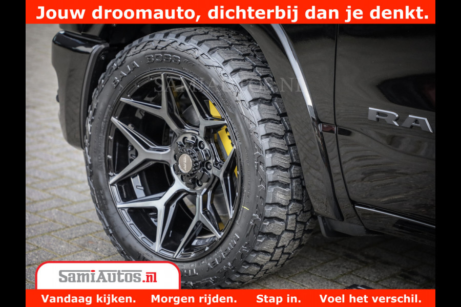 Dodge Ram 1500 Limited Night High Output 540HP 706Nm | Massage + Full Option | De Meest Luxe en Volle Pick-Up in zijn Klasse | Comfortabele Dubbele Cabine met Royale 5 Zitplaatsen | BPM vrij | Nu Leverbaar uit Voorraad | Voorraad Nr 2332 - 5179