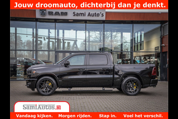 Dodge Ram 1500 Limited Night High Output 540HP 706Nm | Massage + Full Option | De Meest Luxe en Volle Pick-Up in zijn Klasse | Comfortabele Dubbele Cabine met Royale 5 Zitplaatsen | BPM vrij | Nu Leverbaar uit Voorraad | Voorraad Nr 2332 - 5179