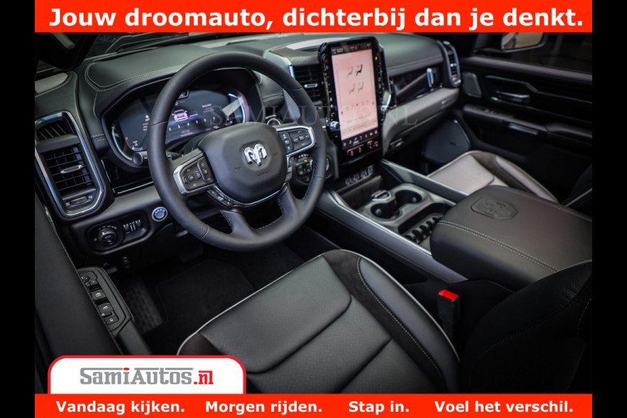 Dodge Ram 1500 Night Premium | Full Option | De Meest Luxe Pick-Up in zijn Klasse | Comfortabele Dubbele Cabine met Royale 5 Zitplaatsen | BPM vrij | Nu Leverbaar uit Voorraad | Voorraad Nr 2285 - 7648