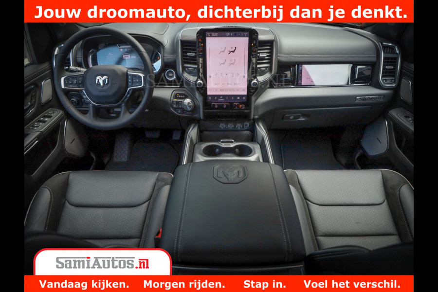 Dodge Ram 1500 Night Premium | Full Option | De Meest Luxe Pick-Up in zijn Klasse | Comfortabele Dubbele Cabine met Royale 5 Zitplaatsen | BPM vrij | Nu Leverbaar uit Voorraad | Voorraad Nr 2285 - 7648