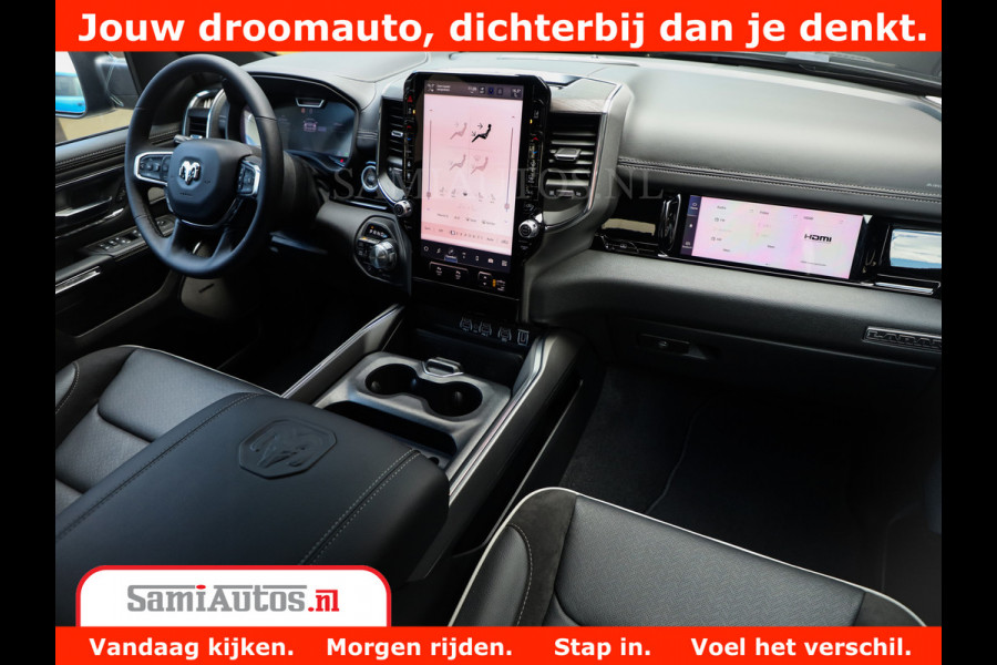 Dodge Ram 1500 Night Premium | Full Option | De Meest Luxe Pick-Up in zijn Klasse | Comfortabele Dubbele Cabine met Royale 5 Zitplaatsen | BPM vrij | Nu Leverbaar uit Voorraad | Voorraad Nr 2285 - 7648