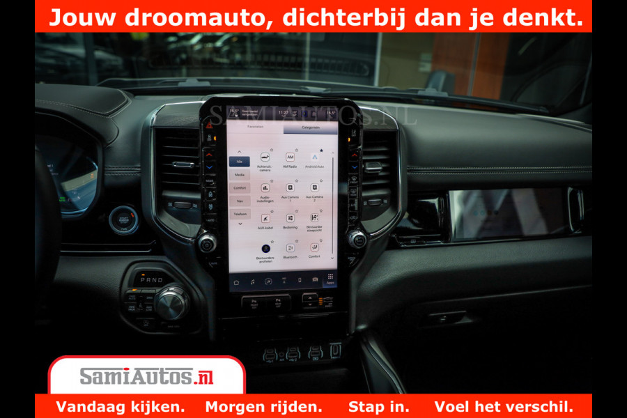 Dodge Ram 1500 Night Premium | Full Option | De Meest Luxe Pick-Up in zijn Klasse | Comfortabele Dubbele Cabine met Royale 5 Zitplaatsen | BPM vrij | Nu Leverbaar uit Voorraad | Voorraad Nr 2285 - 7648