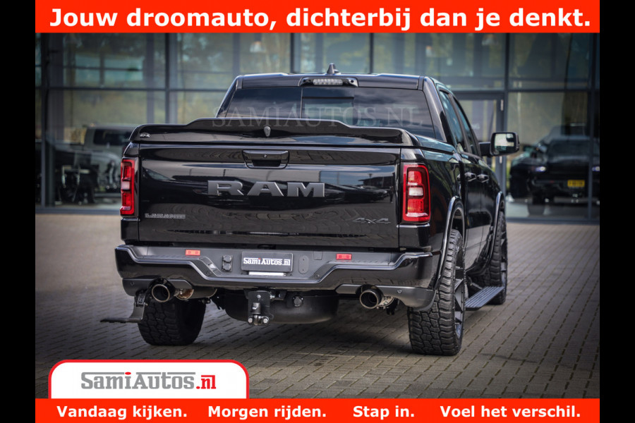 Dodge Ram 1500 Night Premium | Full Option | De Meest Luxe Pick-Up in zijn Klasse | Comfortabele Dubbele Cabine met Royale 5 Zitplaatsen | BPM vrij | Nu Leverbaar uit Voorraad | Voorraad Nr 2285 - 7648