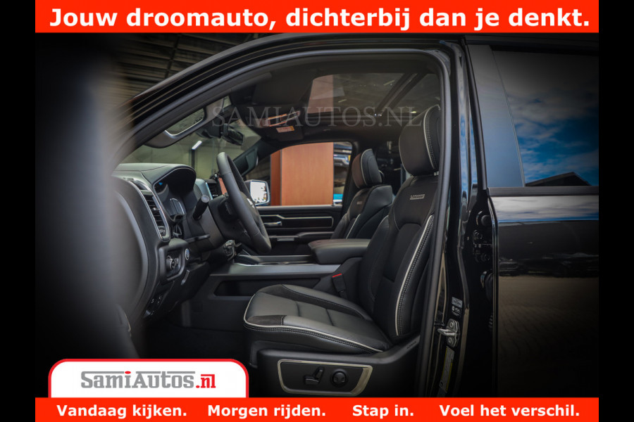 Dodge Ram 1500 Night Premium | Full Option | De Meest Luxe Pick-Up in zijn Klasse | Comfortabele Dubbele Cabine met Royale 5 Zitplaatsen | BPM vrij | Nu Leverbaar uit Voorraad | Voorraad Nr 2285 - 7648