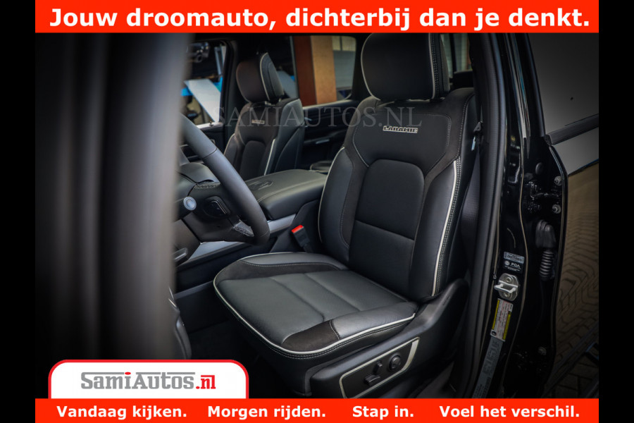 Dodge Ram 1500 Night Premium | Full Option | De Meest Luxe Pick-Up in zijn Klasse | Comfortabele Dubbele Cabine met Royale 5 Zitplaatsen | BPM vrij | Nu Leverbaar uit Voorraad | Voorraad Nr 2285 - 7648