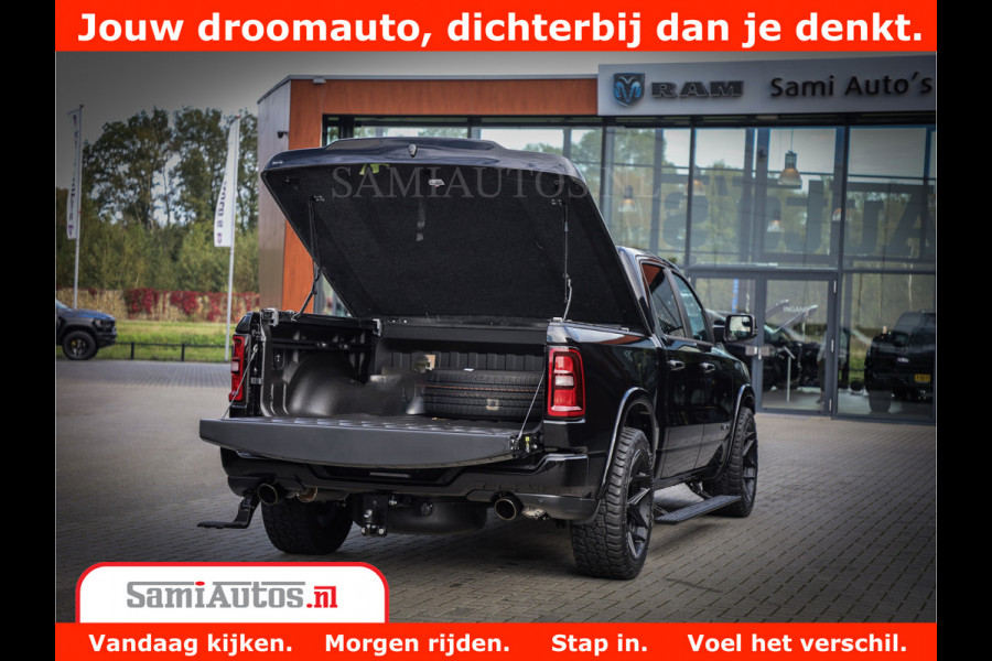 Dodge Ram 1500 Night Premium | Full Option | De Meest Luxe Pick-Up in zijn Klasse | Comfortabele Dubbele Cabine met Royale 5 Zitplaatsen | BPM vrij | Nu Leverbaar uit Voorraad | Voorraad Nr 2285 - 7648