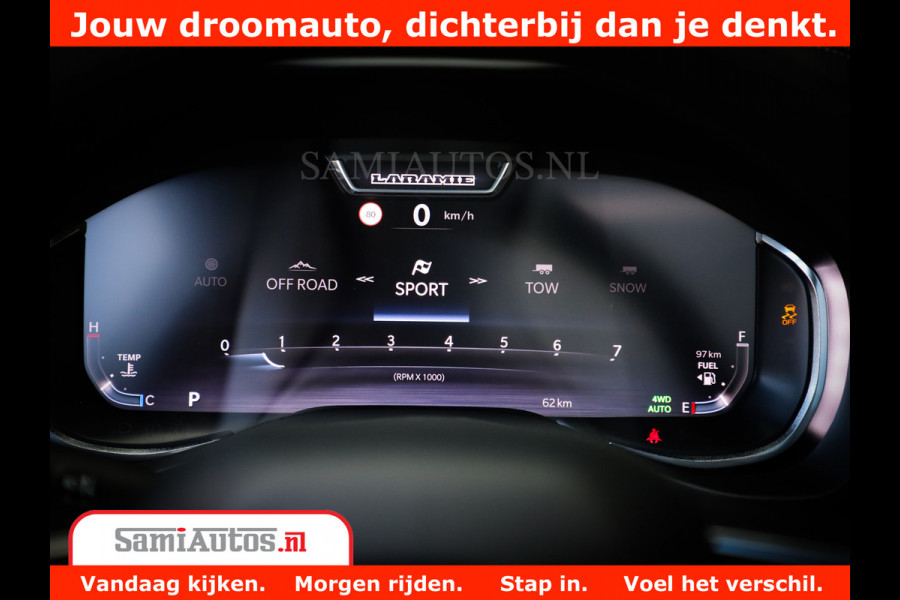 Dodge Ram 1500 Night Premium | Full Option | De Meest Luxe Pick-Up in zijn Klasse | Comfortabele Dubbele Cabine met Royale 5 Zitplaatsen | BPM vrij | Nu Leverbaar uit Voorraad | Voorraad Nr 2285 - 7648