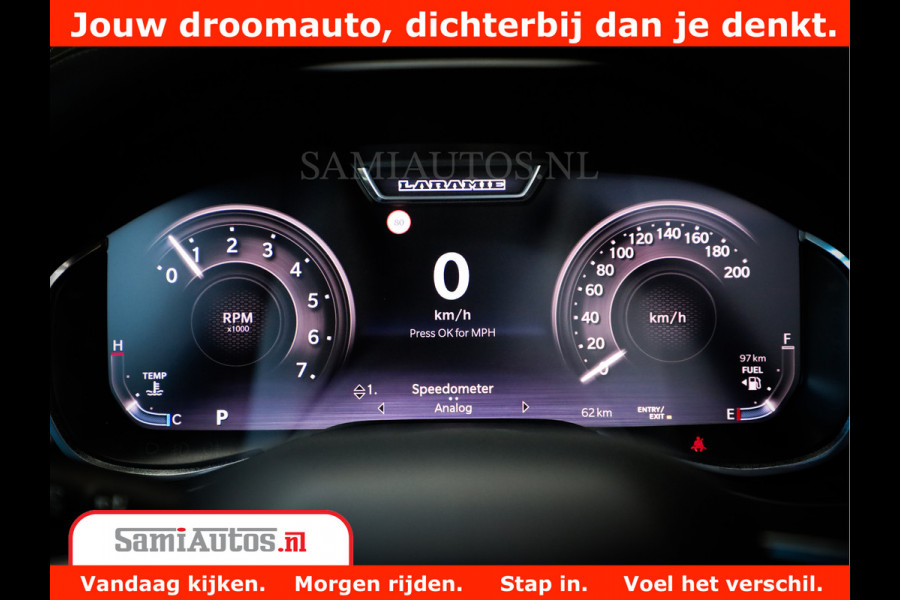 Dodge Ram 1500 Night Premium | Full Option | De Meest Luxe Pick-Up in zijn Klasse | Comfortabele Dubbele Cabine met Royale 5 Zitplaatsen | BPM vrij | Nu Leverbaar uit Voorraad | Voorraad Nr 2285 - 7648
