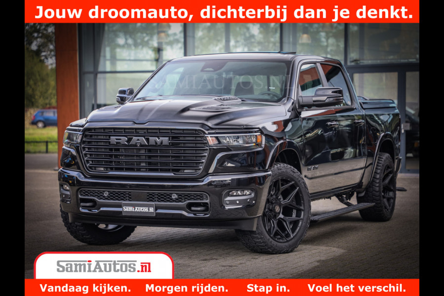 Dodge Ram 1500 Night Premium | Full Option | De Meest Luxe Pick-Up in zijn Klasse | Comfortabele Dubbele Cabine met Royale 5 Zitplaatsen | BPM vrij | Nu Leverbaar uit Voorraad | Voorraad Nr 2285 - 7648