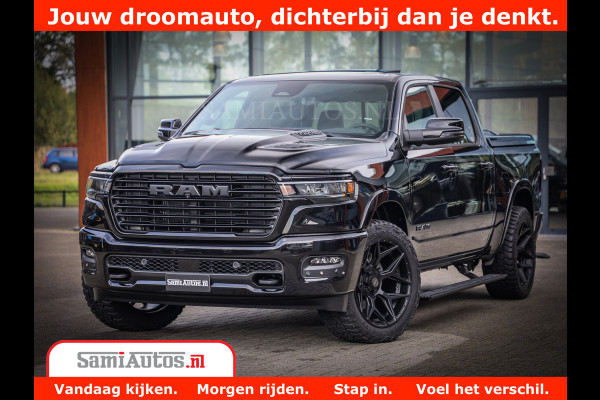 Dodge Ram 1500 Night Premium | Full Option | De Meest Luxe Pick-Up in zijn Klasse | Comfortabele Dubbele Cabine met Royale 5 Zitplaatsen | BPM vrij | Nu Leverbaar uit Voorraad | Voorraad Nr 2285 - 7648