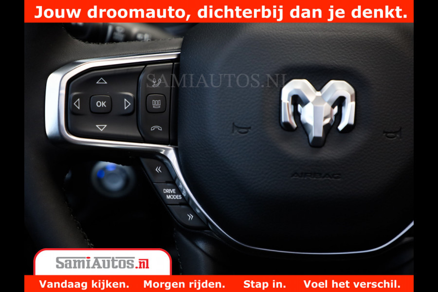 Dodge Ram 1500 Night Premium | Full Option | De Meest Luxe Pick-Up in zijn Klasse | Comfortabele Dubbele Cabine met Royale 5 Zitplaatsen | BPM vrij | Nu Leverbaar uit Voorraad | Voorraad Nr 2285 - 7648