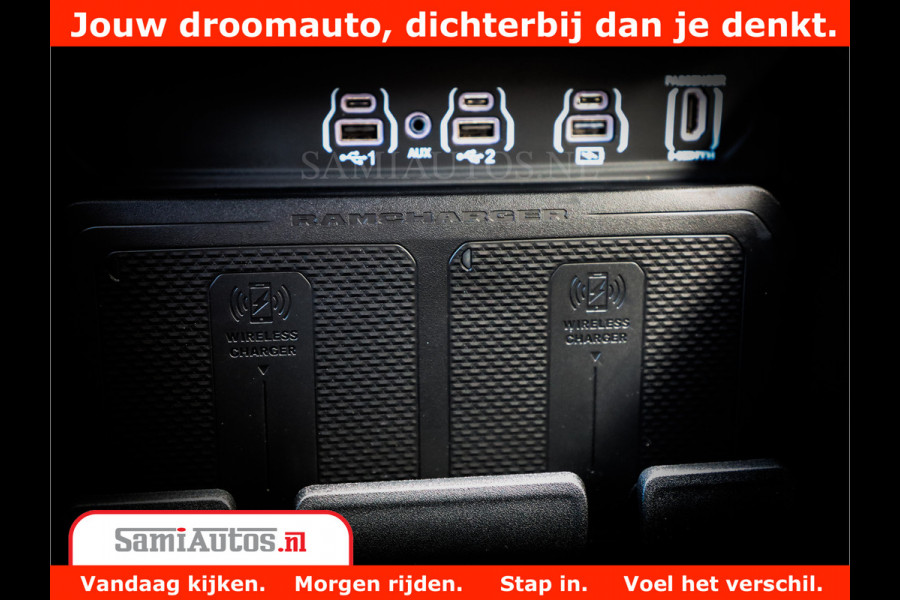 Dodge Ram 1500 Night Premium | Full Option | De Meest Luxe Pick-Up in zijn Klasse | Comfortabele Dubbele Cabine met Royale 5 Zitplaatsen | BPM vrij | Nu Leverbaar uit Voorraad | Voorraad Nr 2285 - 7648