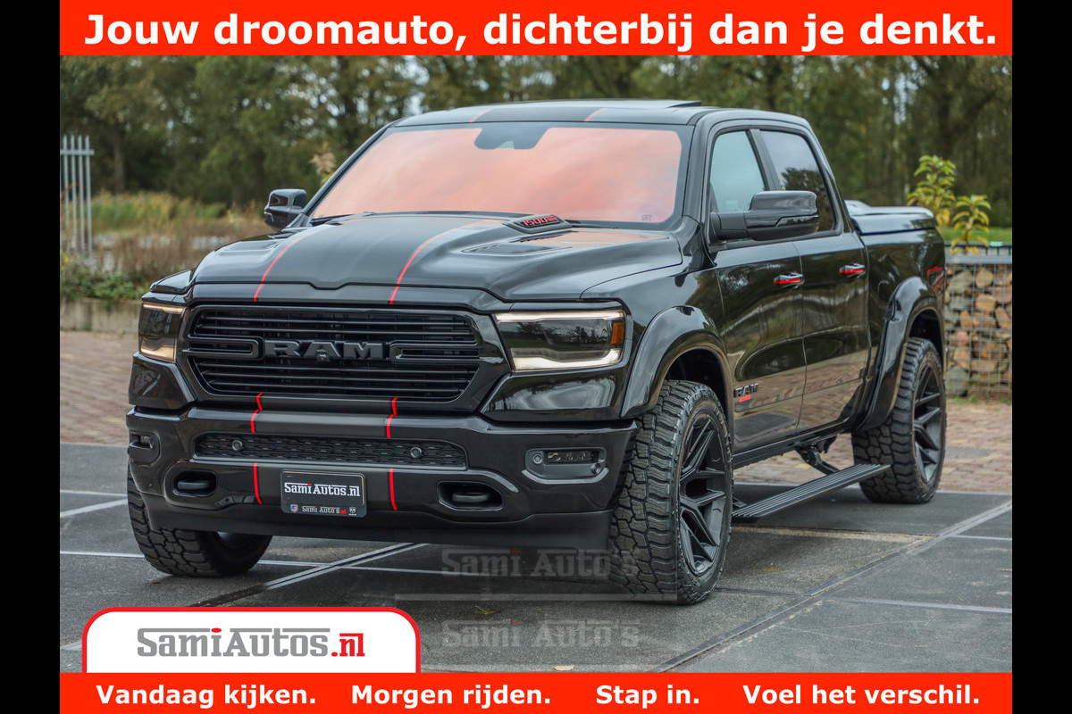 Dodge Ram 1500 GT EDITION | 5.7 HEMI V8 402PK | VIRTUAL COCKPIT | HEAD-UP | ADAPTIVE CRUISE | 360 CAMERA | TRX PACK | VOLLE UITVOERING Comfortabele Dubbele Cabine met Royale 5 Zitplaatsen | BPM vrij | Nu Leverbaar uit Voorraad | Voorraad Nr 2435 Dodge Ram 1500 GT EDITION | 5.7 HEMI V8 402PK | VIRTUAL COCKPIT | HEAD-UP | ADAPTIVE CRUISE | 360 CAMERA | TRX PACK | VOLLE UITVOERING Comfortabele Dubbele Cabine met Royale 5 Zitplaatsen | BPM vrij | Nu Leverbaar uit Voorraad | Voorraad Nr 2435