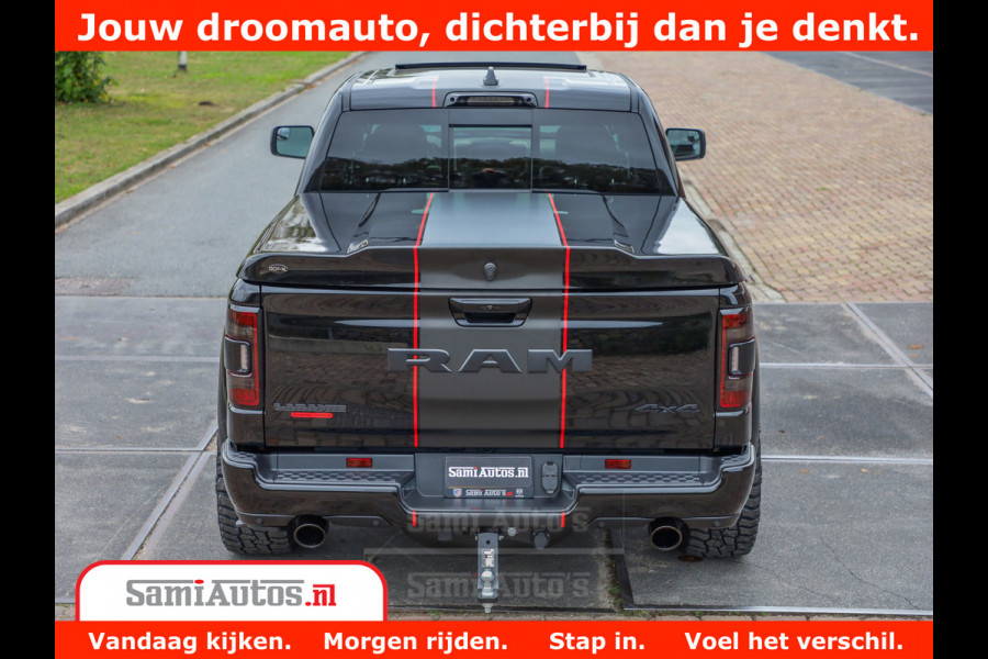 Dodge Ram 1500 GT EDITION | 5.7 HEMI V8 402PK | VIRTUAL COCKPIT | HEAD-UP | ADAPTIVE CRUISE | 360 CAMERA | TRX PACK | VOLLE UITVOERING Comfortabele Dubbele Cabine met Royale 5 Zitplaatsen | BPM vrij | Nu Leverbaar uit Voorraad | Voorraad Nr 2435