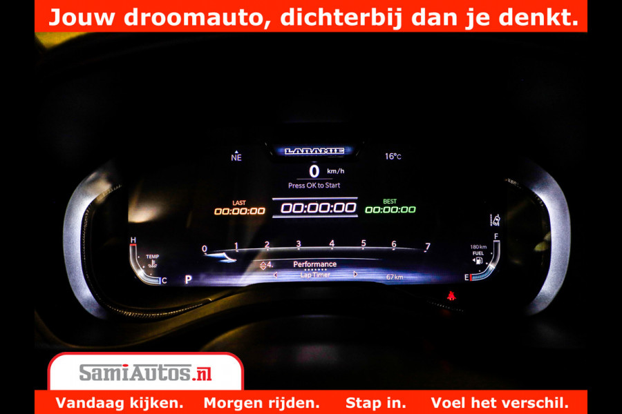 Dodge Ram 1500 GT EDITION | 5.7 HEMI V8 402PK | VIRTUAL COCKPIT | HEAD-UP | ADAPTIVE CRUISE | 360 CAMERA | TRX PACK | VOLLE UITVOERING Comfortabele Dubbele Cabine met Royale 5 Zitplaatsen | BPM vrij | Nu Leverbaar uit Voorraad | Voorraad Nr 2435
