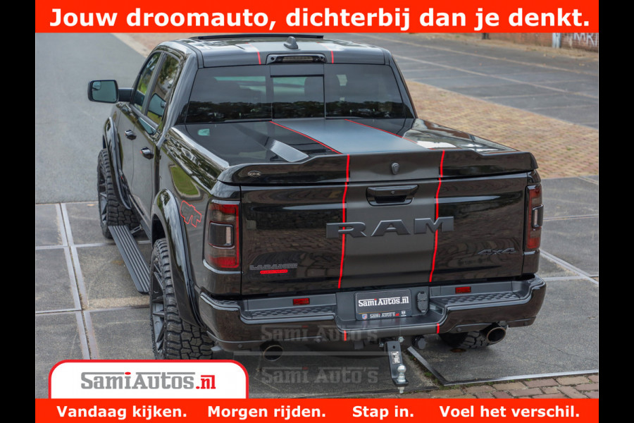 Dodge Ram 1500 GT EDITION | 5.7 HEMI V8 402PK | VIRTUAL COCKPIT | HEAD-UP | ADAPTIVE CRUISE | 360 CAMERA | TRX PACK | VOLLE UITVOERING Comfortabele Dubbele Cabine met Royale 5 Zitplaatsen | BPM vrij | Nu Leverbaar uit Voorraad | Voorraad Nr 2435