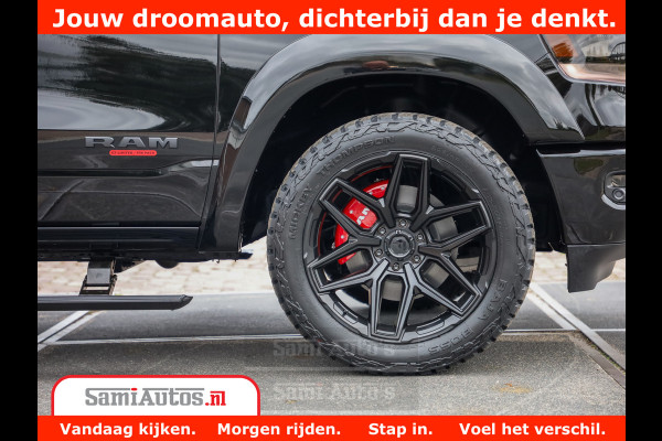 Dodge Ram 1500 GT EDITION | 5.7 HEMI V8 402PK | VIRTUAL COCKPIT | HEAD-UP | ADAPTIVE CRUISE | 360 CAMERA | TRX PACK | VOLLE UITVOERING Comfortabele Dubbele Cabine met Royale 5 Zitplaatsen | BPM vrij | Nu Leverbaar uit Voorraad | Voorraad Nr 2435