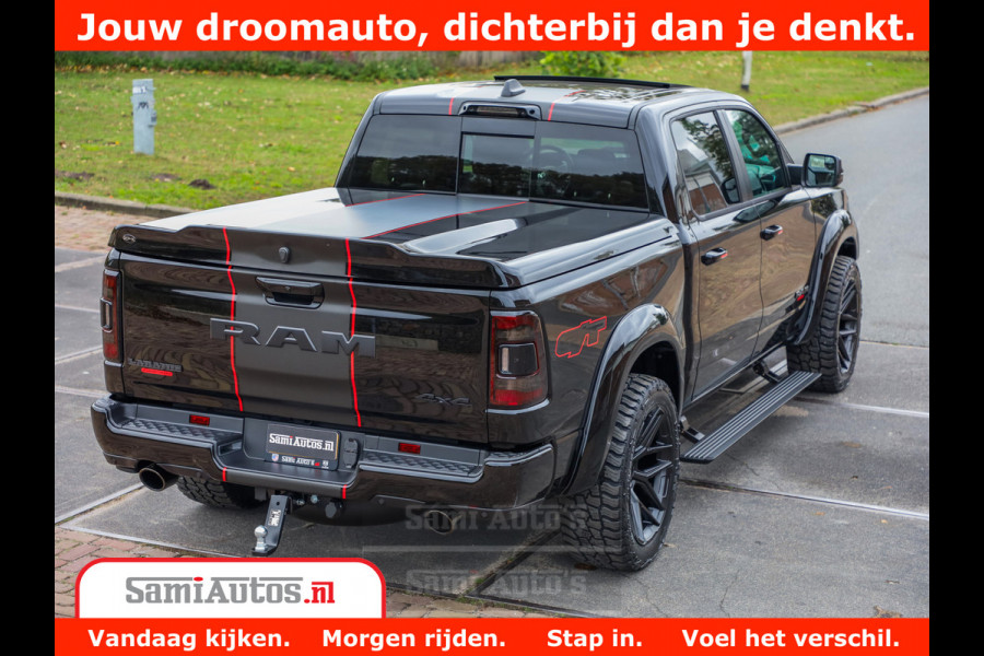 Dodge Ram 1500 GT EDITION | 5.7 HEMI V8 402PK | VIRTUAL COCKPIT | HEAD-UP | ADAPTIVE CRUISE | 360 CAMERA | TRX PACK | VOLLE UITVOERING Comfortabele Dubbele Cabine met Royale 5 Zitplaatsen | BPM vrij | Nu Leverbaar uit Voorraad | Voorraad Nr 2435