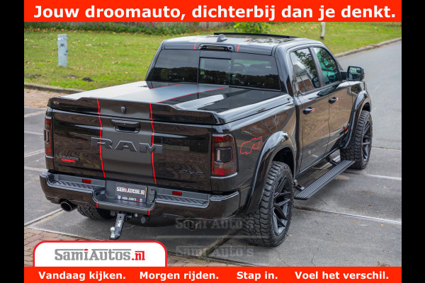 Dodge Ram 1500 GT EDITION | 5.7 HEMI V8 402PK | VIRTUAL COCKPIT | HEAD-UP | ADAPTIVE CRUISE | 360 CAMERA | TRX PACK | VOLLE UITVOERING Comfortabele Dubbele Cabine met Royale 5 Zitplaatsen | BPM vrij | Nu Leverbaar uit Voorraad | Voorraad Nr 2435