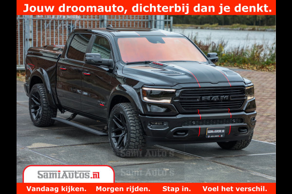 Dodge Ram 1500 GT EDITION | 5.7 HEMI V8 402PK | VIRTUAL COCKPIT | HEAD-UP | ADAPTIVE CRUISE | 360 CAMERA | TRX PACK | VOLLE UITVOERING Comfortabele Dubbele Cabine met Royale 5 Zitplaatsen | BPM vrij | Nu Leverbaar uit Voorraad | Voorraad Nr 2435