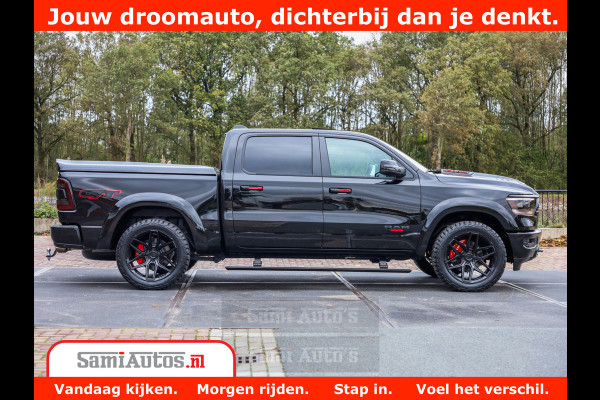 Dodge Ram 1500 GT EDITION | 5.7 HEMI V8 402PK | VIRTUAL COCKPIT | HEAD-UP | ADAPTIVE CRUISE | 360 CAMERA | TRX PACK | VOLLE UITVOERING Comfortabele Dubbele Cabine met Royale 5 Zitplaatsen | BPM vrij | Nu Leverbaar uit Voorraad | Voorraad Nr 2435